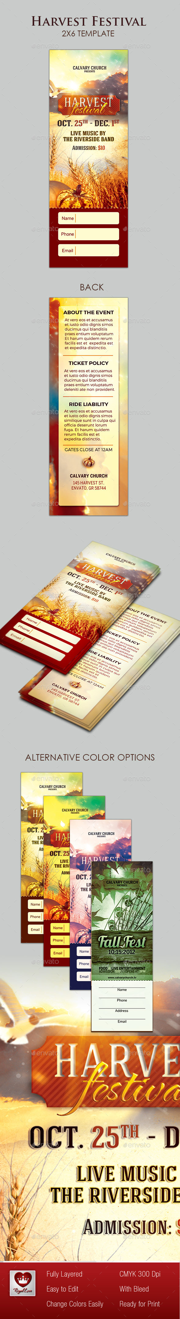 Harvest Festival Ticket - Miscellaneous Events