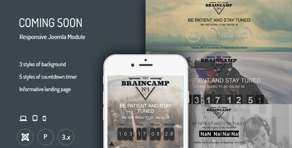 Coming Soon Offline Page Responsive Jooma Plugin Coming Soon Offline Page Responsive Jooma Plugin