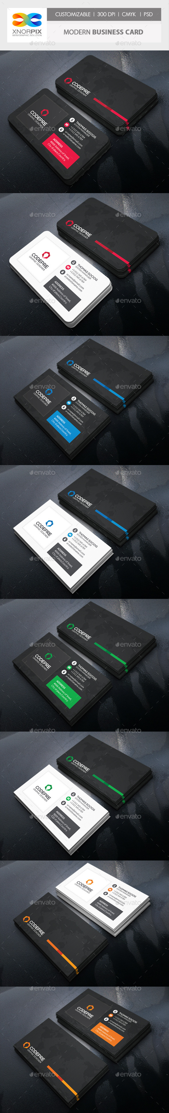 Modern Business Card - Corporate Business Cards
