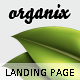 Organix - Simple Product Oriented Landing Page