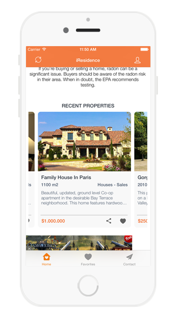 iresidence ios universal real estate app template swift by cubycode template real estate