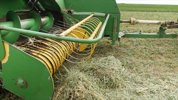 Tractor Technology Harvesting Alfalfa 2