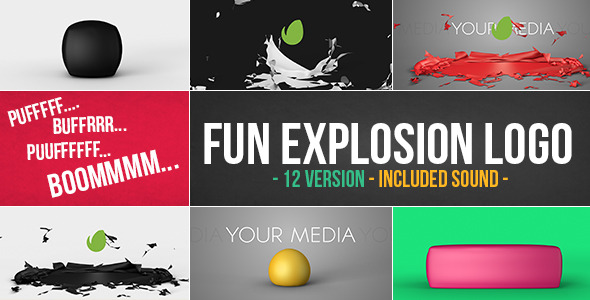 Fun Explosion Logo - VideoHive 12778911