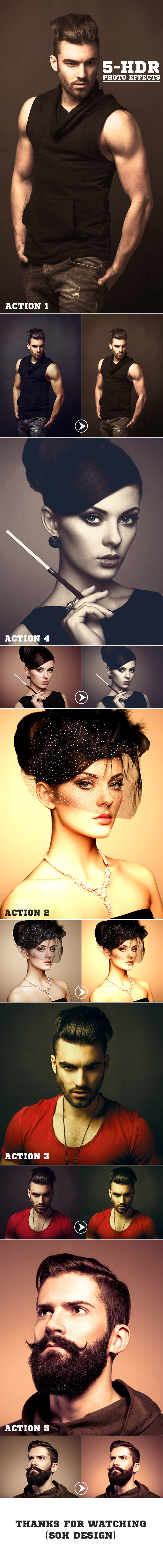 5-HDR Photo Effects - Photo Effects Actions