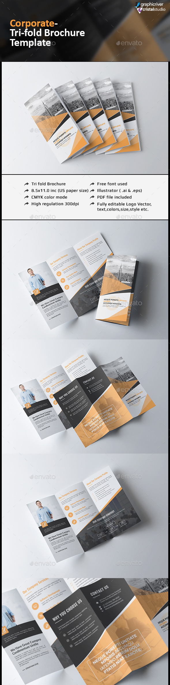 Tri-fold Brochure - Corporate Brochures