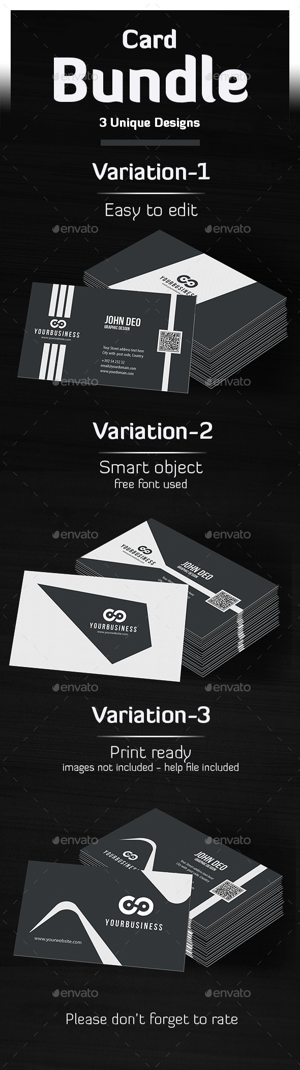 Business Card Bundle - Corporate Business Cards