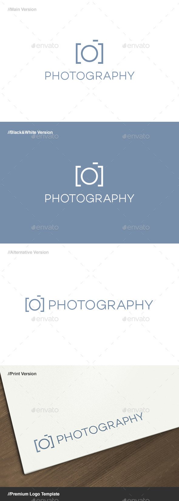 Photography Logo - Letters Logo Templates
