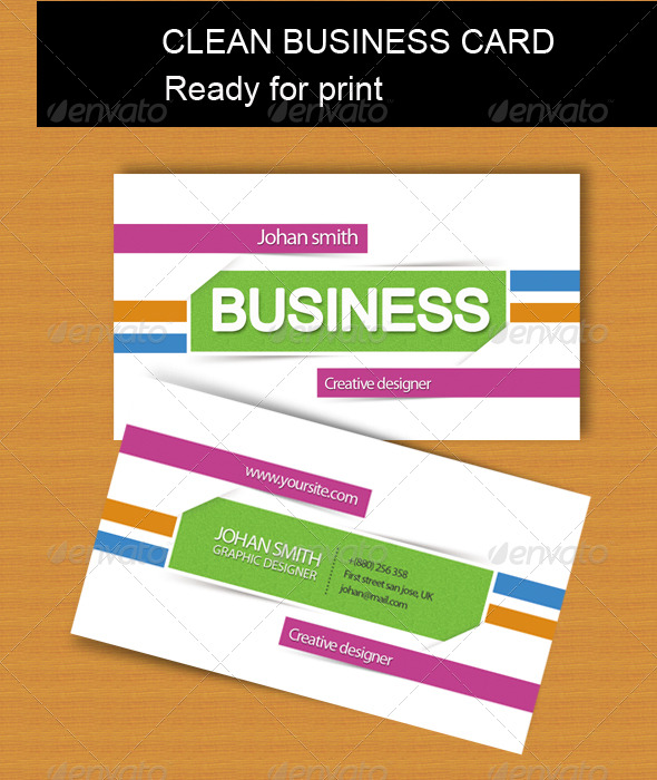 Clean Business Card