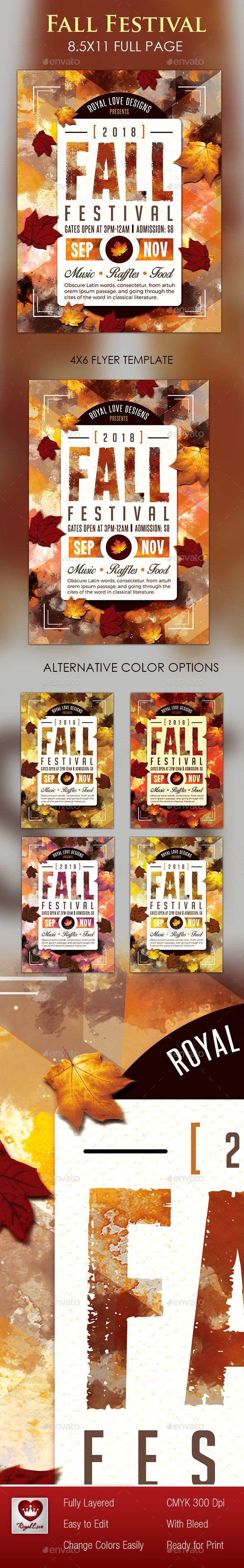 Fall Festival Flyer - Holidays Events