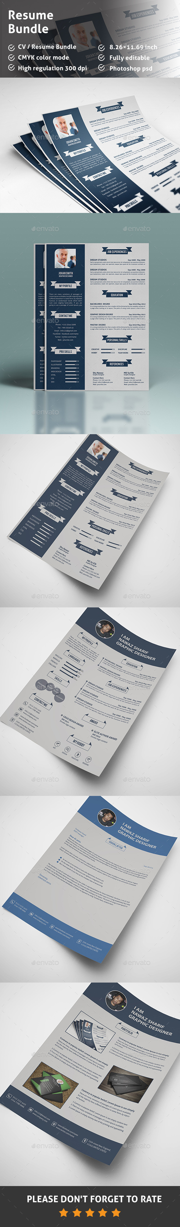 CV / Resume Bundle - Resumes Stationery