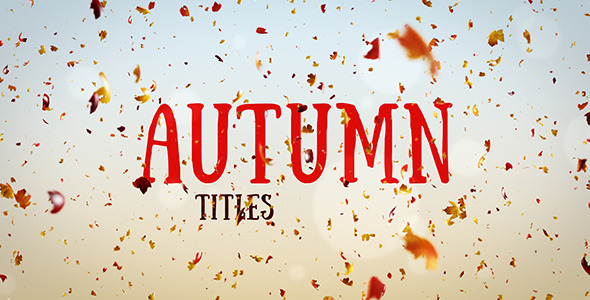 Autumn Titles - VideoHive 12788556