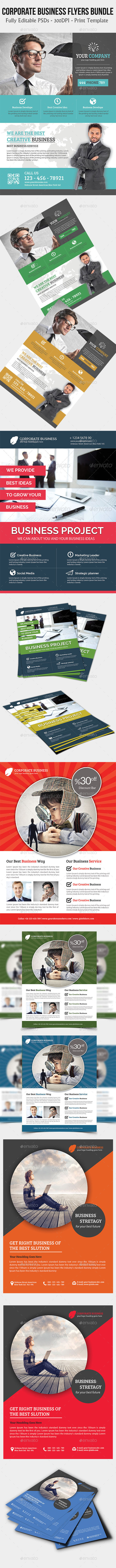 Corporate Business Flyers Bundle - Corporate Flyers