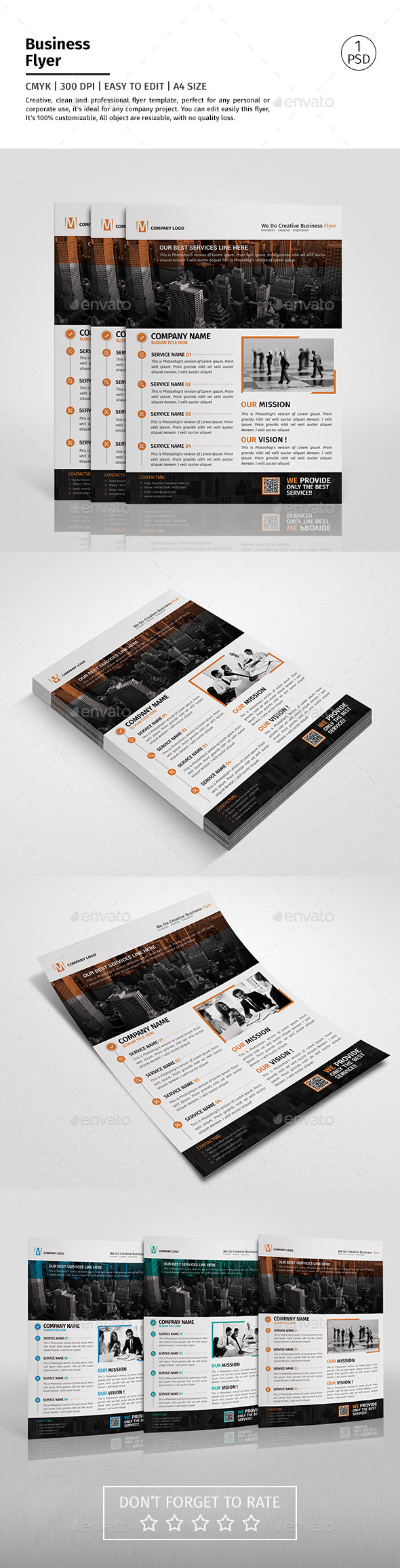 A4 Corporate Business Flyer Template Vol 08 - Corporate Flyers