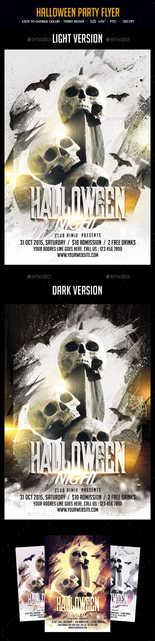 Halloween Party Flyer - Clubs & Parties Events
