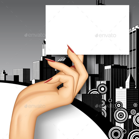 Hand with a Card Hand with a Card