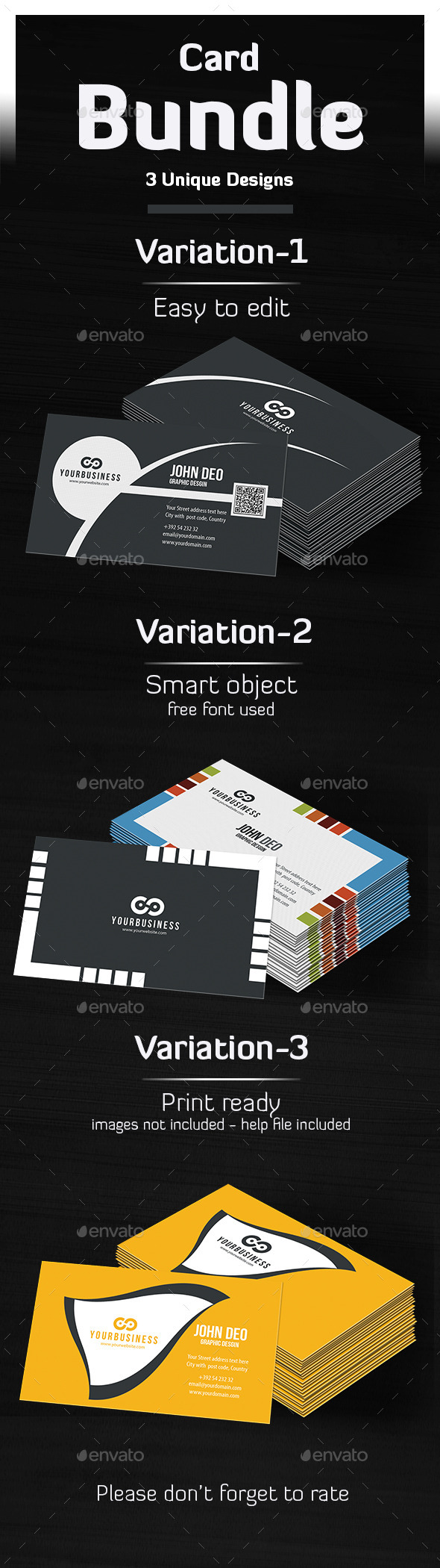 Business Card Bundle - Corporate Business Cards