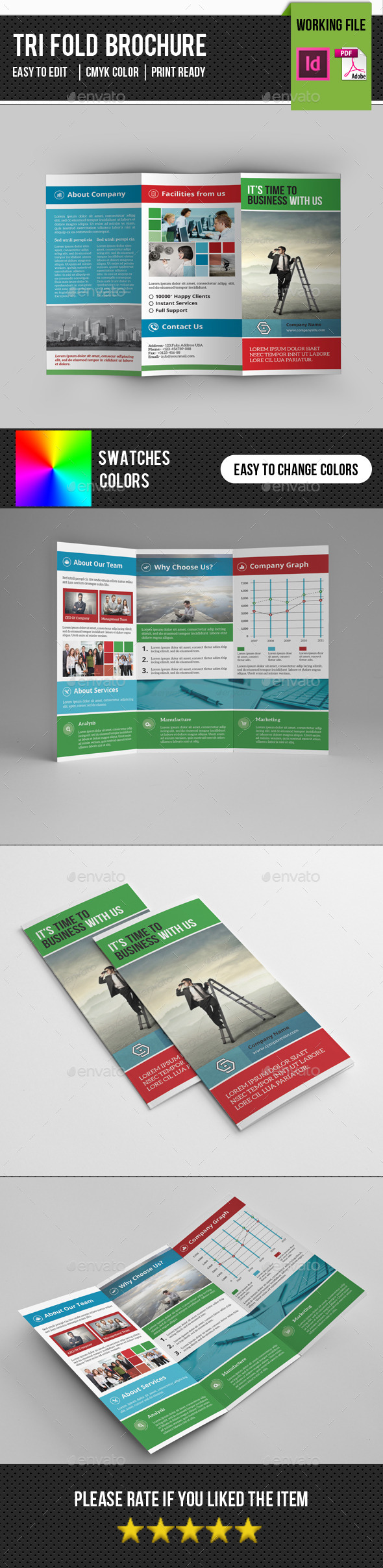 Corporate Trifold Brochure-V249 - Corporate Brochures