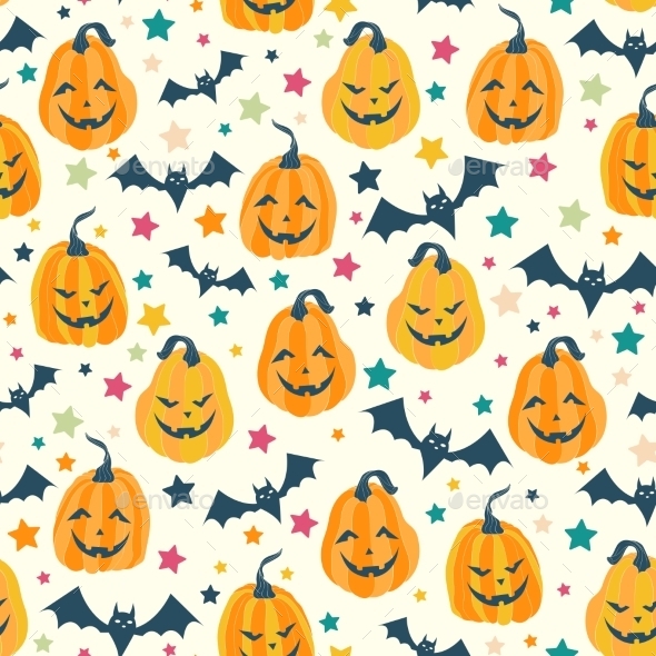Halloween Seamless Pattern Halloween Seamless Pattern