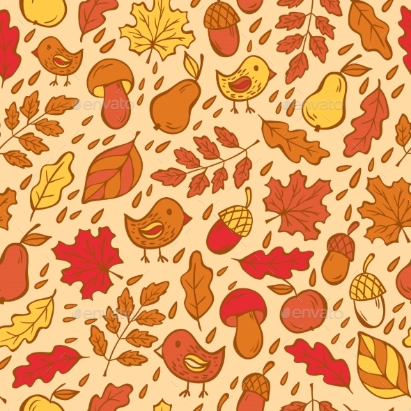 Autumn Doodles Pattern Autumn Doodles Pattern