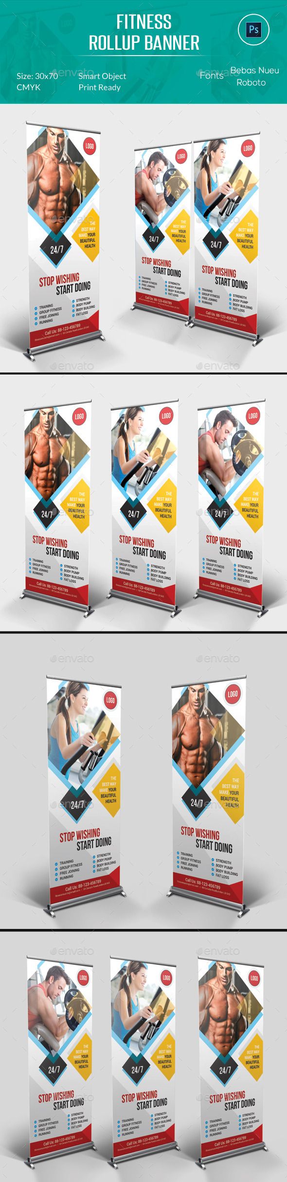 Fitness Rollup Banner Fitness Rollup Banner