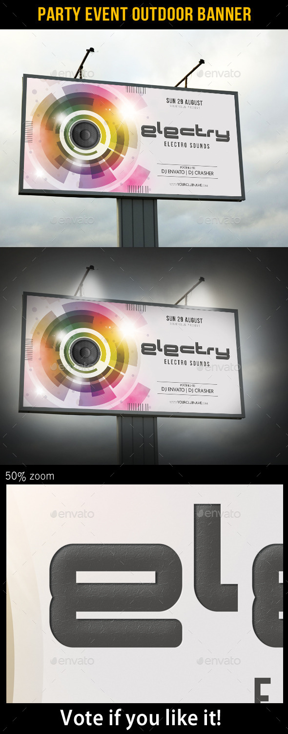 Party Event Outdoor Banner 07 Party Event Outdoor Banner 07