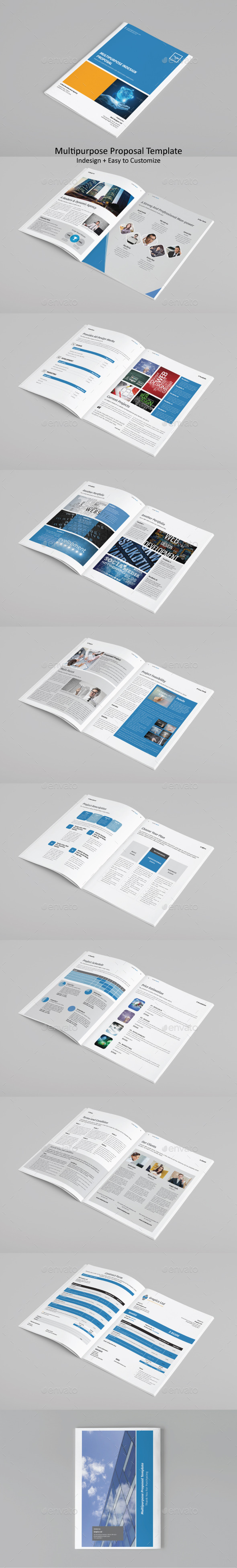 Multipurpose Proposal Template - Proposals & Invoices Stationery