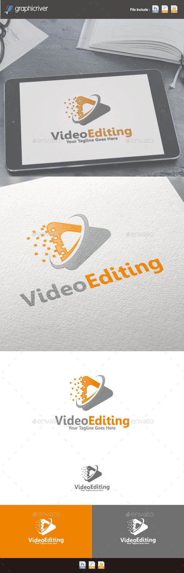Video Editing Logo Video Editing Logo