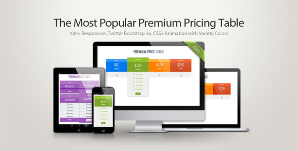 Premium Pricing Table - CodeCanyon 10771408
