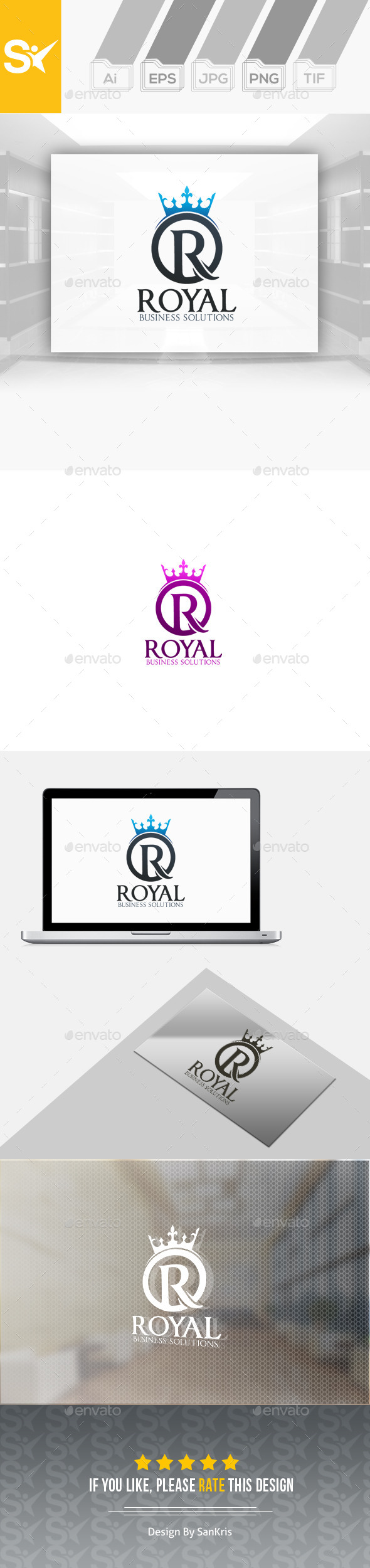Royal Logo Template - Letters Logo Templates