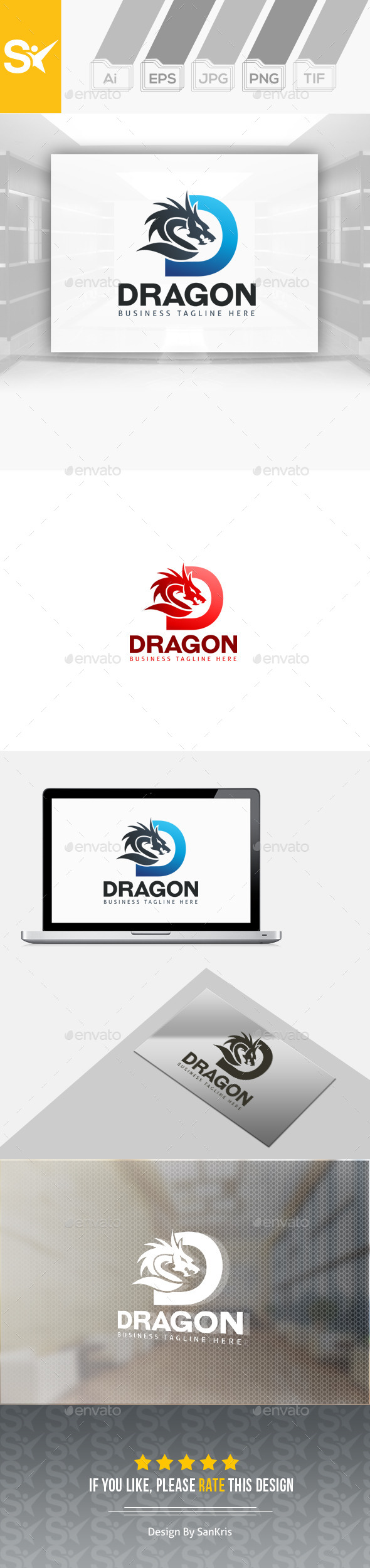 Dragon Logo Template Dragon Logo Template