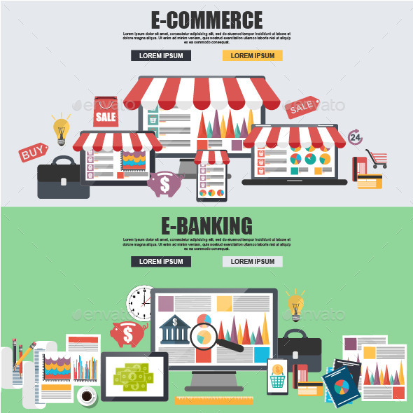 Flat Design Concepts for E-Commerce Flat Design Concepts for E-Commerce