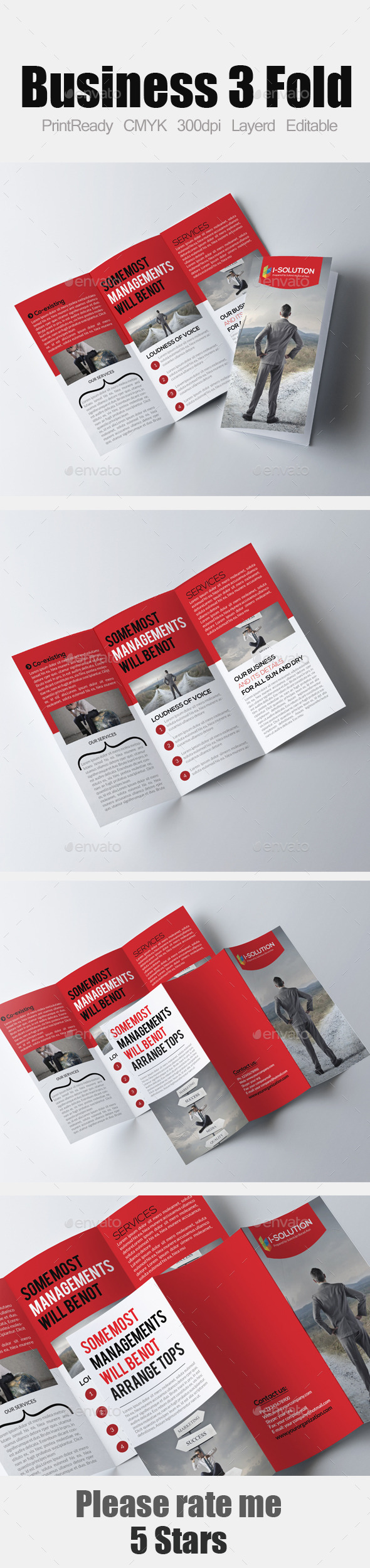 Corporate Tri Fold Business Brochure - Corporate Brochures