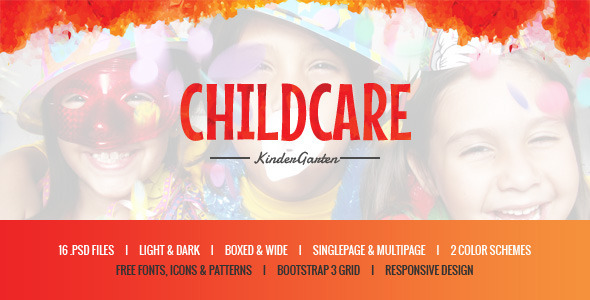 Child Care - ThemeForest 12644169
