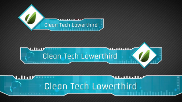 Clean Tech Lowerthirds