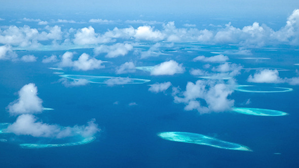 Maldives Islands Aerial View alt