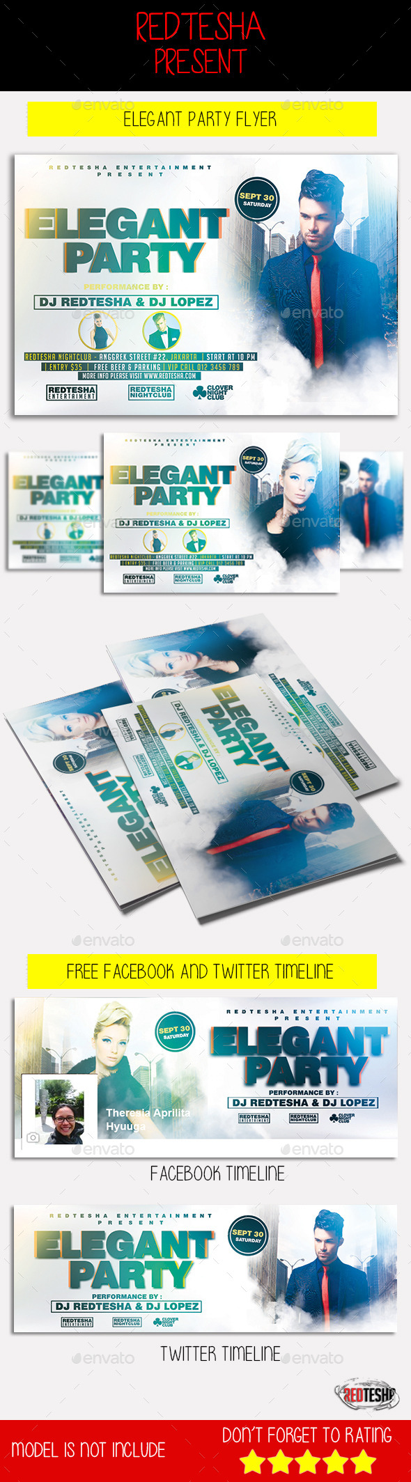 Elegant Party Flyer - Clubs & Parties Events