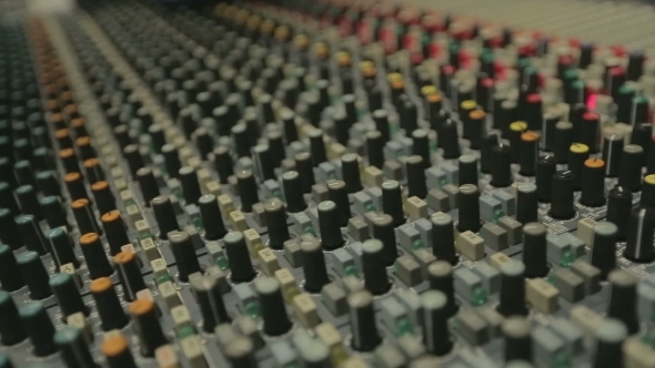 Fragment Of a Mixing Console 
