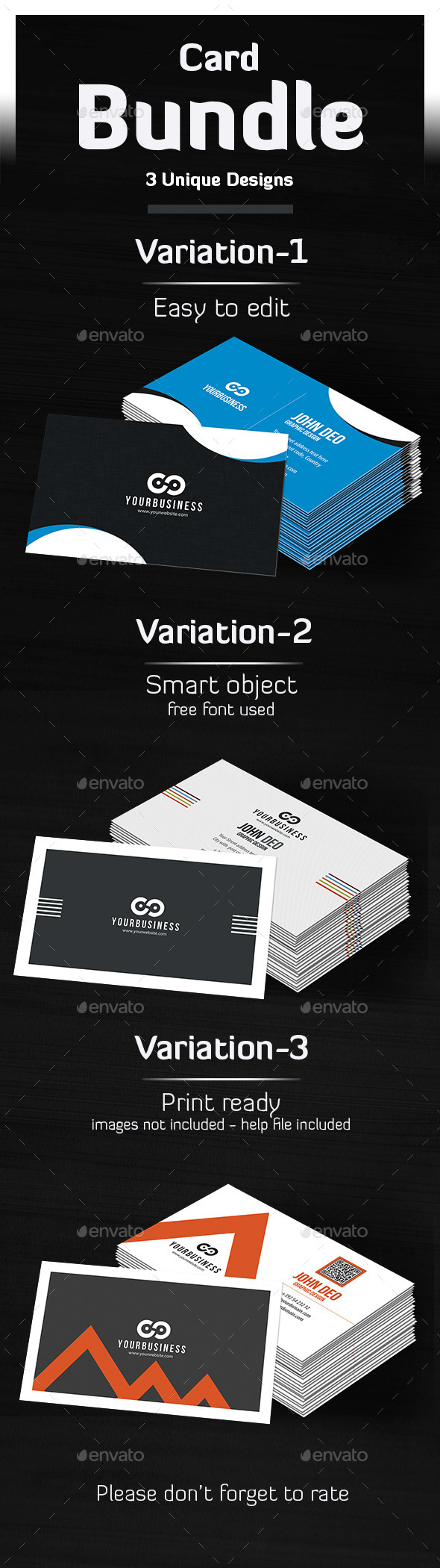 Business Card Bundle - Corporate Business Cards