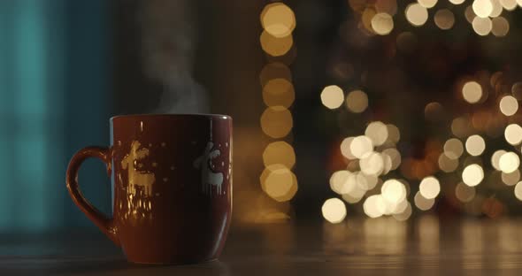 A Christmas mug