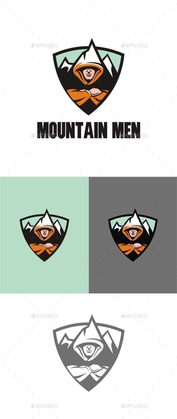 Mountain Men - Humans Logo Templates