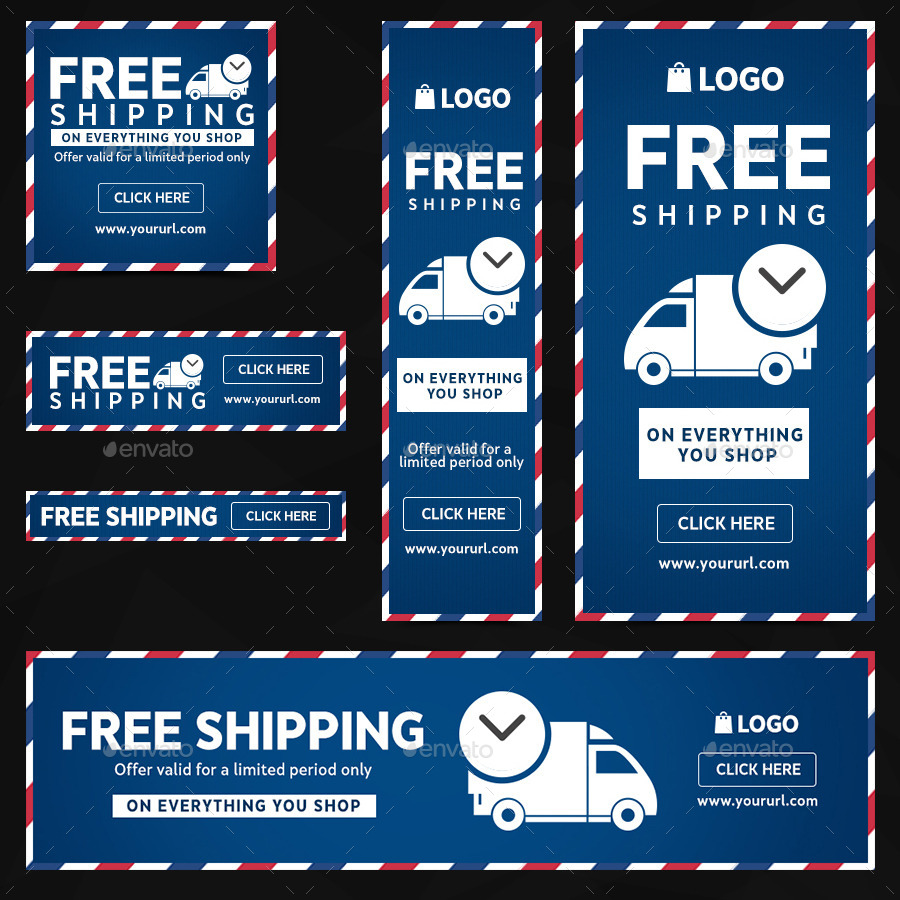 Free Shipping Banners by doto GraphicRiver