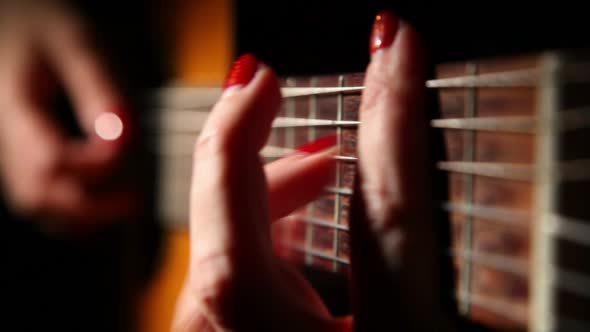 Woman Playing Guitar 3