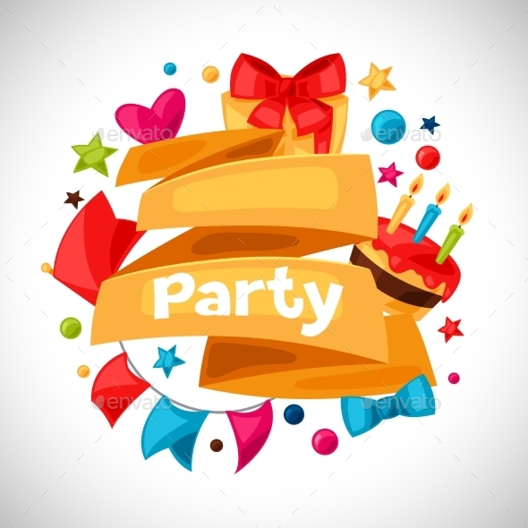 Carnival Show And Party Greeting Card Carnival Show And Party Greeting Card