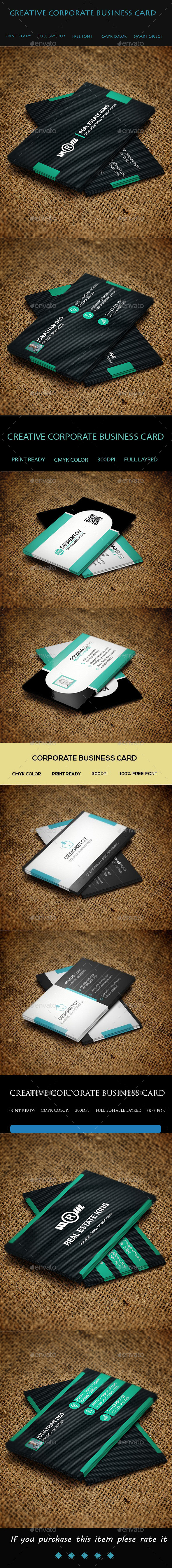 4 in 1 Business Card Bundle - Corporate Business Cards