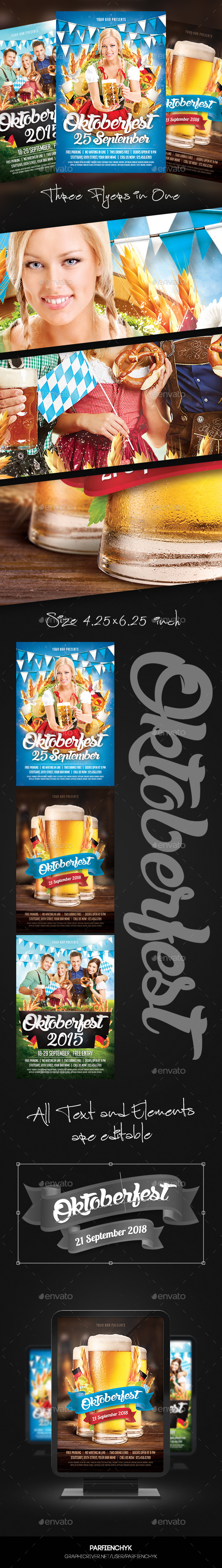 Oktoberfest Flyer Bundle - Clubs & Parties Events
