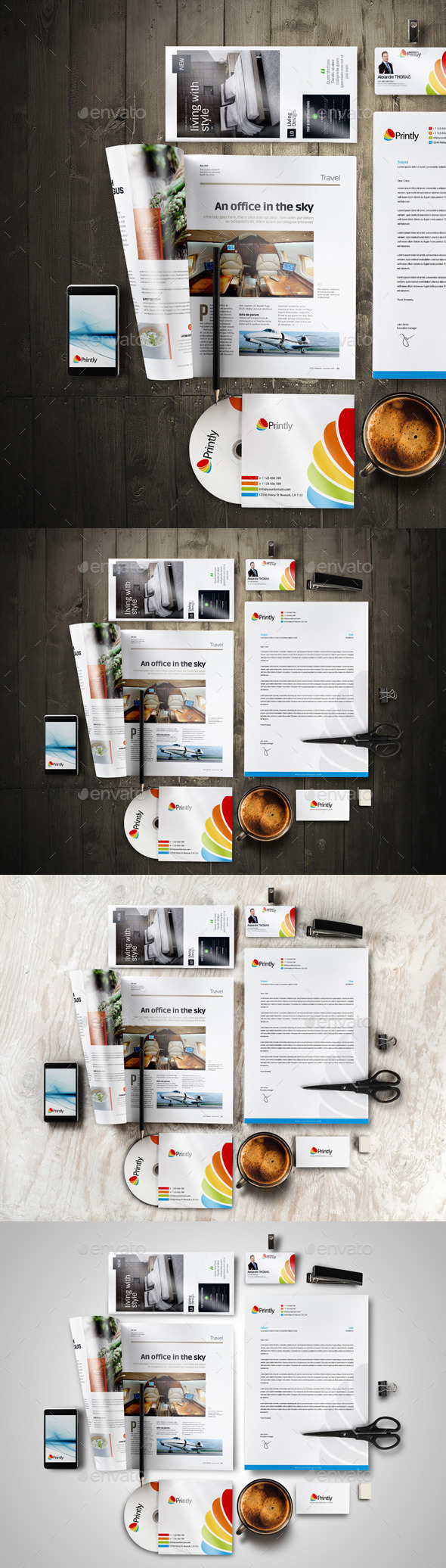 Branding Stationery Mockup - Stationery Print