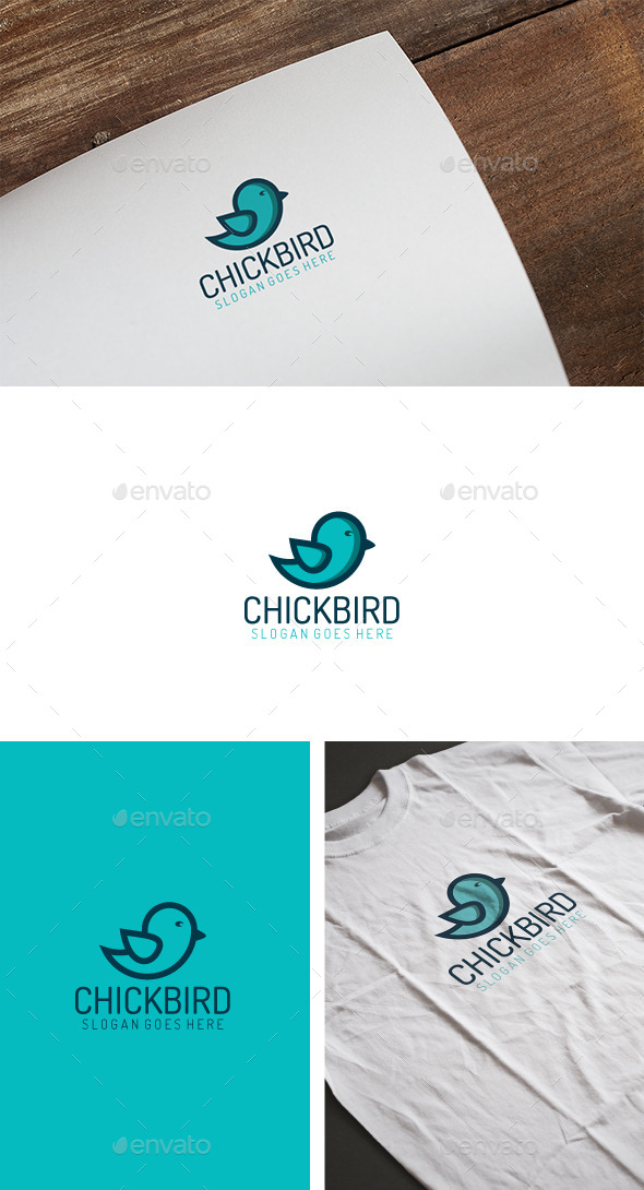 Chick Bird Logo Chick Bird Logo