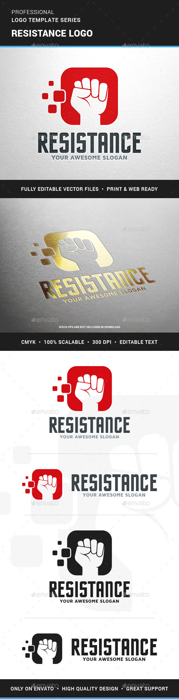 Resistance Logo Template Resistance Logo Template