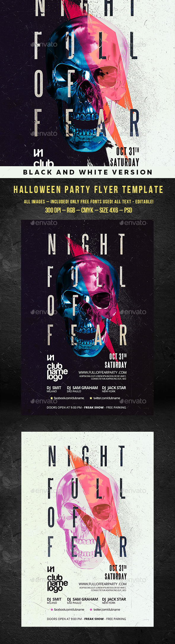 Halloween Flyer - Clubs & Parties Events
