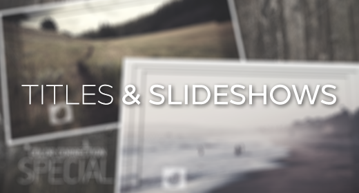 Titles and Sildeshows